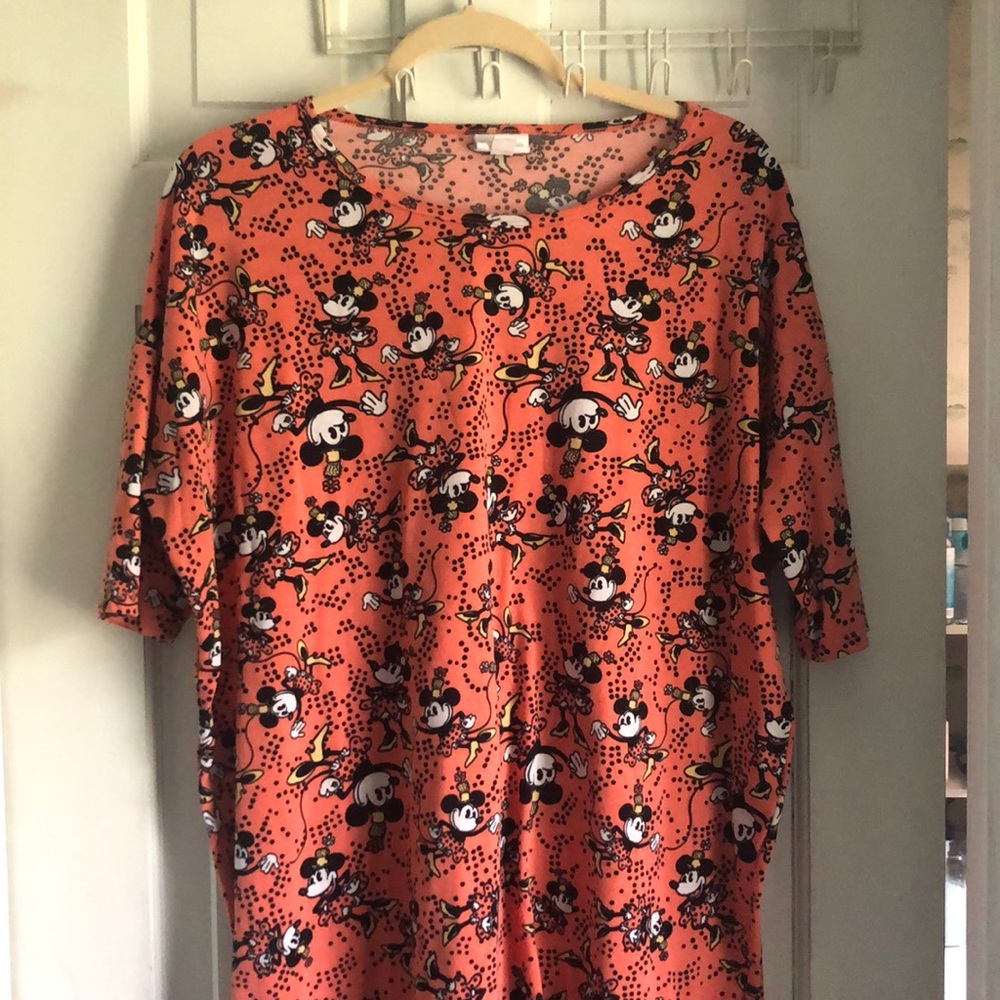 Lularoe Disney Irma Top size M feat. Classic Mickey Mouse